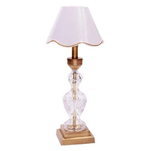 BEDSIDE GLASS TABLE LAMP