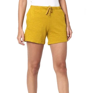 Factory Direct Sale Women Plus Size Workout Shorts 100% Cotton Quick Dry Eco-Friendly Light Drawstring Closure Customizable OEM
