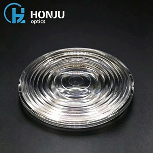 Indoor COB Wallwasher Lenses Reflectors Spotlight Fresnal PMMA Injection Commercial Lighting Stage Jewelry Lamp Plano-Convex