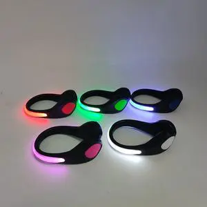 LINLI High Quality Waterproof Super Bright Night Running Safety Flashing Light up LED Decorative Shoes Clip Safety Warning Lamp