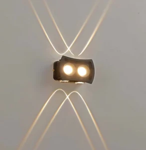 New Modern Aluminum LED Wall Light Waterproof Multi Style Decorative Lighting for Home Hotel Garden Corridor
