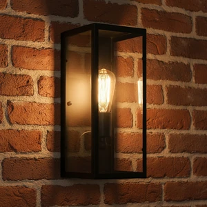 Modern Outdoor Wall Sconce Light Aluminum square Lamp OutSide IP65 Waterproof Motion Sensor Wall Mounted Lamp for Garden