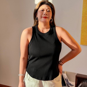 Large-size Women's Vest Women's Undershirt Summer Sleeveless Solid Color Women's Top