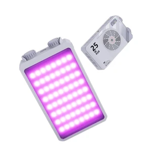 25W RGB LED Camera Light Video Fill Lamp Dimmable 2500K~9000K CRI≥96 TLCI≥97 Built-in 5600mAh Portable LED Video Light