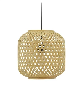 Kitchen Teahouse Home Decor Rattan Lighting Linear Pendant Light for Hotel Lobby, Cafe & Living Room Restaurant