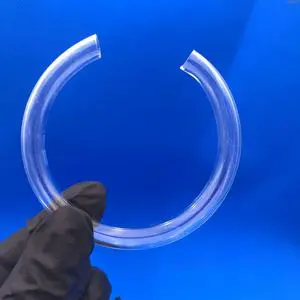 Physical Factory Custom Ring Quartz Glass Tube Quartz Heating Lamp Tube