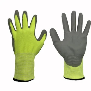 Safety Protection PU Coated Work Safety Gloves Cut Resistant Gloves