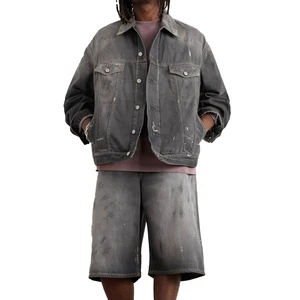 Men's Denim Shorts Sets High Quality Breathable Quick Dry Summer Casual Short Jeans Low Price Stock Factory