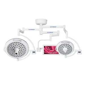 LED700 Medical Hospital Ceiling Mounted Double Heads Shadowless OT LED Surgical Light Lamp