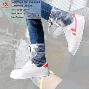 Wholesale Fashion Traveling Protective Safety Disposable -resistant Pvc Waterproof Over Shoe Rain Covers