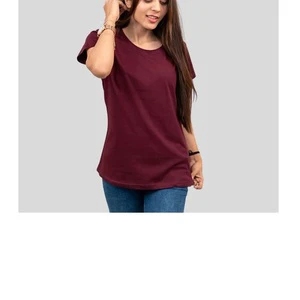 Wholesale Price Women's Plus Size Short Sleeve Summer Loose Casual Knitted T-shirts with Custom Logo Supplier From BD