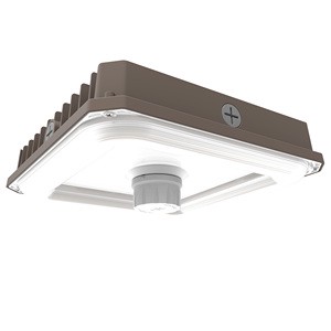 GP04 IP65 Tunable CCT LED Canopy Light-Adjustable Color Temperature 5-Year Warranty 150 Beam Angle for Garage Commercial Use