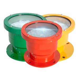 LICHO Solar LED Aviation Obstacle Light IP65 Waterproof Aluminum Bridge Culvert Pillar Navigation Mark Indicator Warning Light