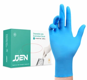 9-inch Nitrile Safety Work Blue Disposable And Food-Grade And Powder-Free Medical Nitrile Examination Gloves