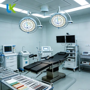 Ceiling-Mounted Medical Shadowless Operation Theatre OT CREE LED Adjustable Bracket Surgical Room Lamp Hospital Dental Clinic