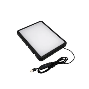 3 Light Modes Compact LED Video Light Panel for Portable Photography & Selfie with High CRI Waterproof & Shockproof Design