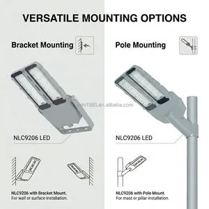 Super Bright Silver/Black LED Security Light IP66 Outdoor Flood Light for Street Parking Lot Stadium Waterproof Area Lamp