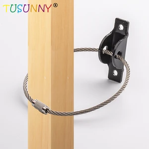 8 Pack Child Safety Secure Children Earthquake Proof Furniture Secure Wall Anchor Anti Tip Straps Safety Strap Pins Kit