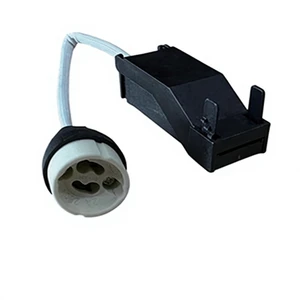GU10 H03 Porcelain With Wire Lamp Base Socket High Quality High Temperature Resistance Fire Prevention Indoor Use VDE