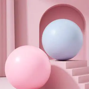 PVC Yoga Ball Pilates Ball Thickened Explosion-Proof Fitness Equipment Light Pilates Ball for Gymnastics and Balance Exercises