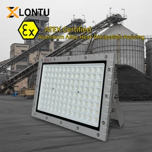 ATEX 100W IP65 Explosion Proof LED Flood Light Anti-Explosion for Gas Station Canopy - Lontu
