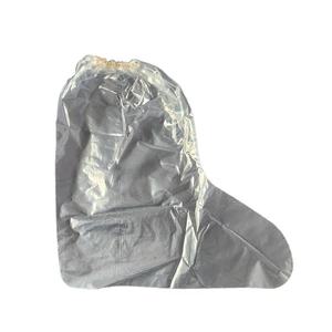 Hot Selling Blue Disposable Waterproof & Dust-proof PE Plastic Shoe Covers Safety Shoes Cover