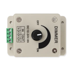 Voltage Regulator DC-DC Voltage Stabilizer 8A Power Supply Adjustable Speed Controller DC 12V LED Dimmer 12 V