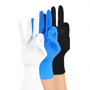 Disposable Composite Nitrile Gloves Thickened Acid-alkali-resistant Suitable for Industrial Maintenance Teeth Multipurpose