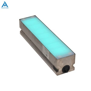 Customized Embedded Pedestrian Signal Block Color Changing Slim Led Strip Floor Tile Brick Light PC Material IP68 Rated