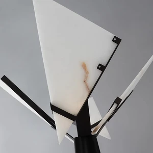 Post Modern Nordic Hotel Lobby Sofa Bedside Led Standing Lamp Luxury Windmill Bedroom Living Room Marble Floor Light Floor Lamp