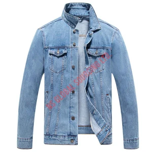 Lightweight Mens Denim Jacket Featuring Slim Fit Long Sleeves And Comfortable Collar Style Ideal For Outdoor Casual Wear