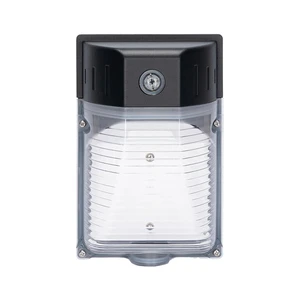 Commercial Dusk to Dawn Photocell Outdoor Garage Wall Lamp AC110-277V Human Body Induction Sensor LED Wall Pack Light