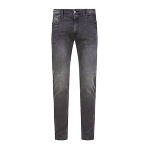 Men's Custom Made Mid Waist Denim Jeans Solid Woven Eco-Friendly Breathable Casual Straight Plus Size Outdoor Fashion Wholesale
