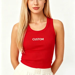 Oversized Streetwear Women Tank Top Casual Loose Soft Cotton Daily Tops