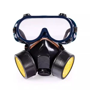 Half Face Mask With Double Cartridges Customize Logo Reusable and Washable Industrial Protection Respiratory