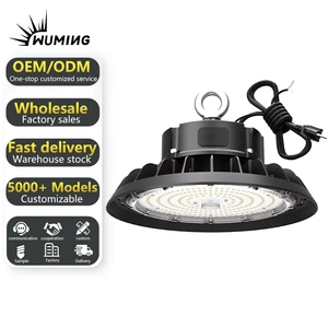 IP65 ETL Certified Industrial Stadium Warehouse UFO High Bay Light SMD2835 5000K 150W Multiple Options 100W-400W Durable Easy