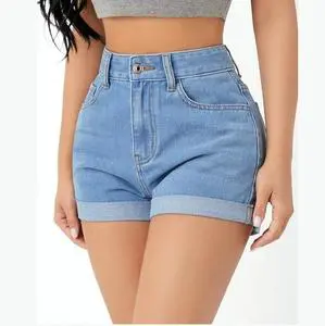 Denim Shorts New Womens Denim Shorts Summer New Style High Waist Jeans Shorts in Low Price