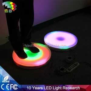 Customization Service Interactive RGB 3IN1 16 Colors Change IP66 Rated Portable Dance Floor with Remote Control for Dance Stages