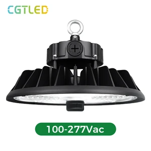 ETL DLC List IP65 UFO Led High Bay Light With Power & CCT Switchable Plug &Play Motion Sensor