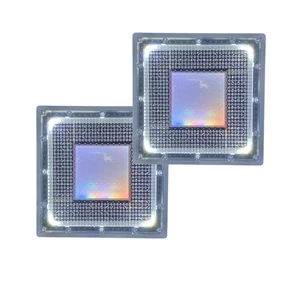 Cube LED Garden Rock Accent Path Brick Floor Inground Lamp square Landscape Underground Lights Solar Paver Lights Outdoor