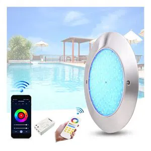 Remote Control Thin 304/316 Stainless Steel RGB IP68 Waterproof LED Swimming Pool Underwater LED Light