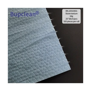 Industrial Lint-Free Blue Woodpulp Polyester Cleanroom Dry Cloths Rolls Electronics Cleaning High Quality Safety Wipes Baichen