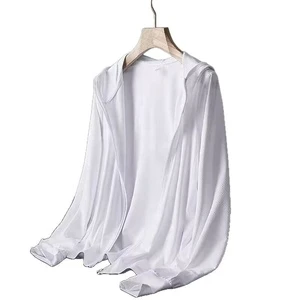 Summer Outdoor Sunscreen Clothing for Men Women Quick-Drying Breathable Ice Silk Travel Wholesale Sun Protection Clothing