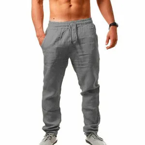 Beach Casual Cargo Trousers Loose Fit Lightweight High Quality Material Waterproof Leisure Wear Bottoms Men Comfortable