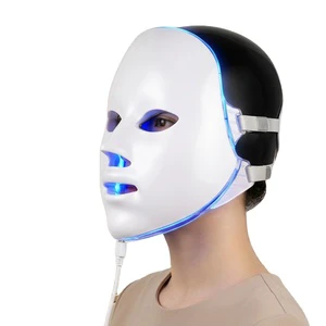 7 Color LED Photon Light Therapy Facial Tool Anti-Aging Rejuvenation Wrinkle Removal ABS Handheld Spa Treatment For Face