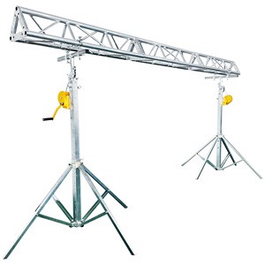 Premium Aluminum DJ Light Stand with Light Lifter for Stage Display
