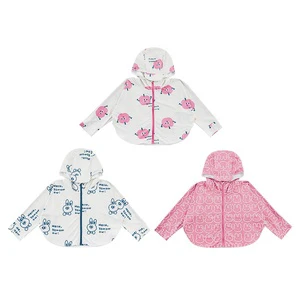 LX0109 Outwears Jackets and Coats Children's Hooded Jacket Kids Toddler Sportswear Custom Rash Guard Sun Protective Clothing