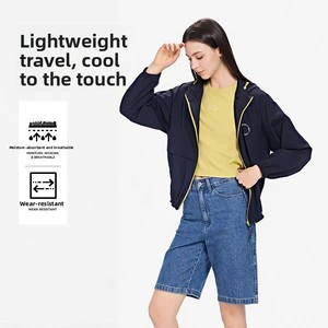 Hot-selling Summer New Arrival Sun-Protective Nylon Loose Casual Hooded Lightweight Outdoor Bomber Jacket