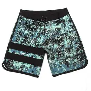New Arrival Men Plus Size Breathable Swim Trunks Spandex Surf Pants Beach Shorts Windproof Board Short
