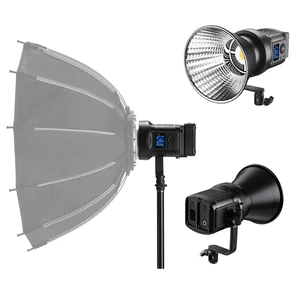 Tolifo Handheld COB Photography Lighting SK-120DB V-mount Battery Bi Color 135W LED Video Light for Vlog Tiktok Outdoor Shooting